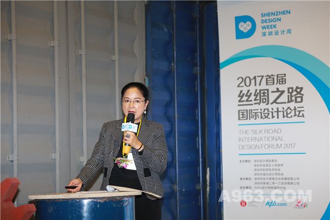 泰国室内设计师协会主席 Vipavadee Patpongpibul女士演讲